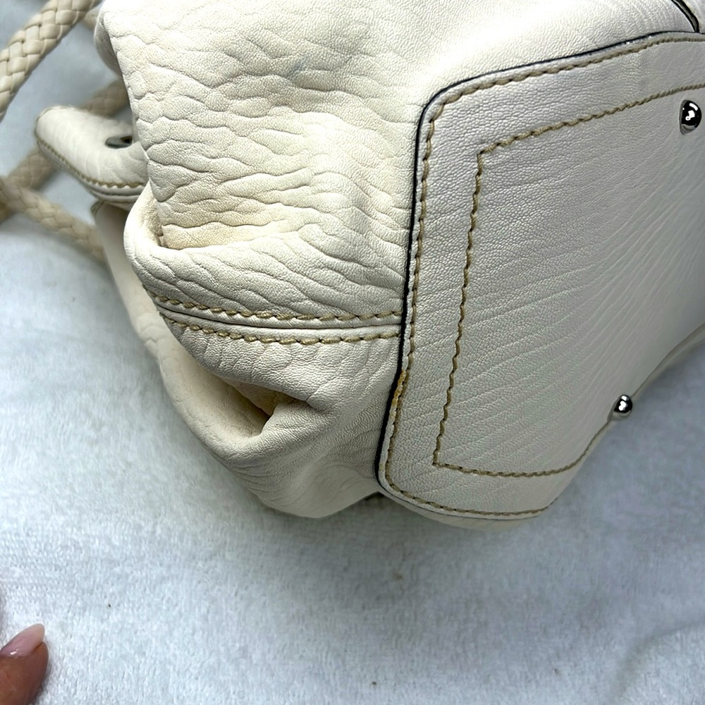 Dolce Gabbana, cream leather, silver hardware, COA - Picture 3 of 10